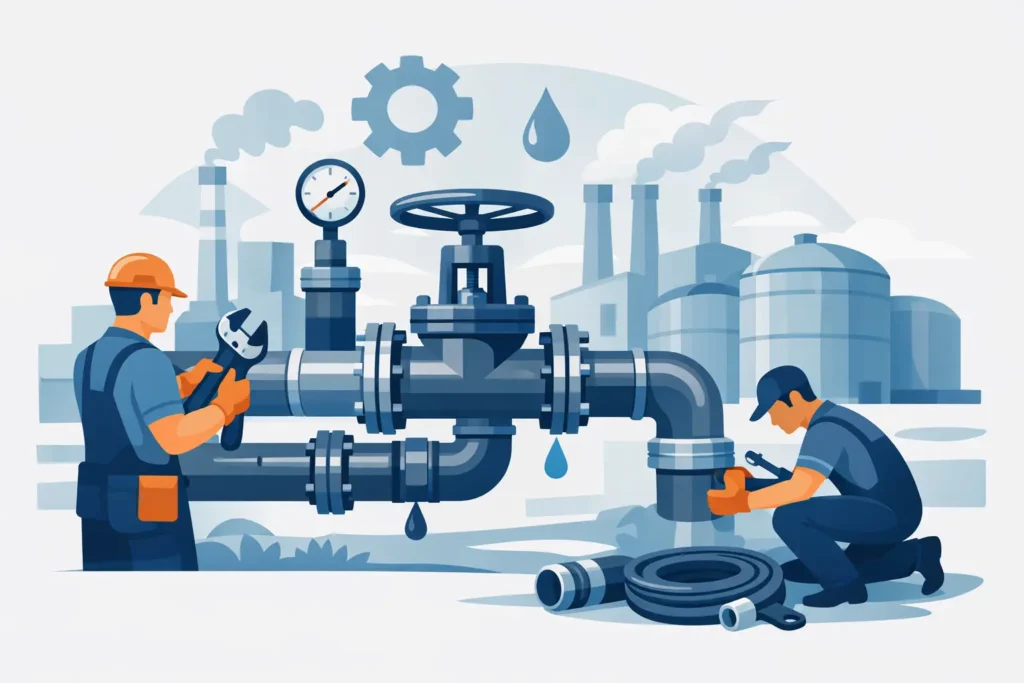 Industrial Plumbing Solutions That Hold Up