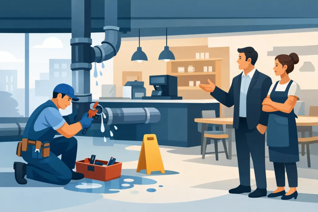 Commercial Plumbing Repair That Keeps You Open