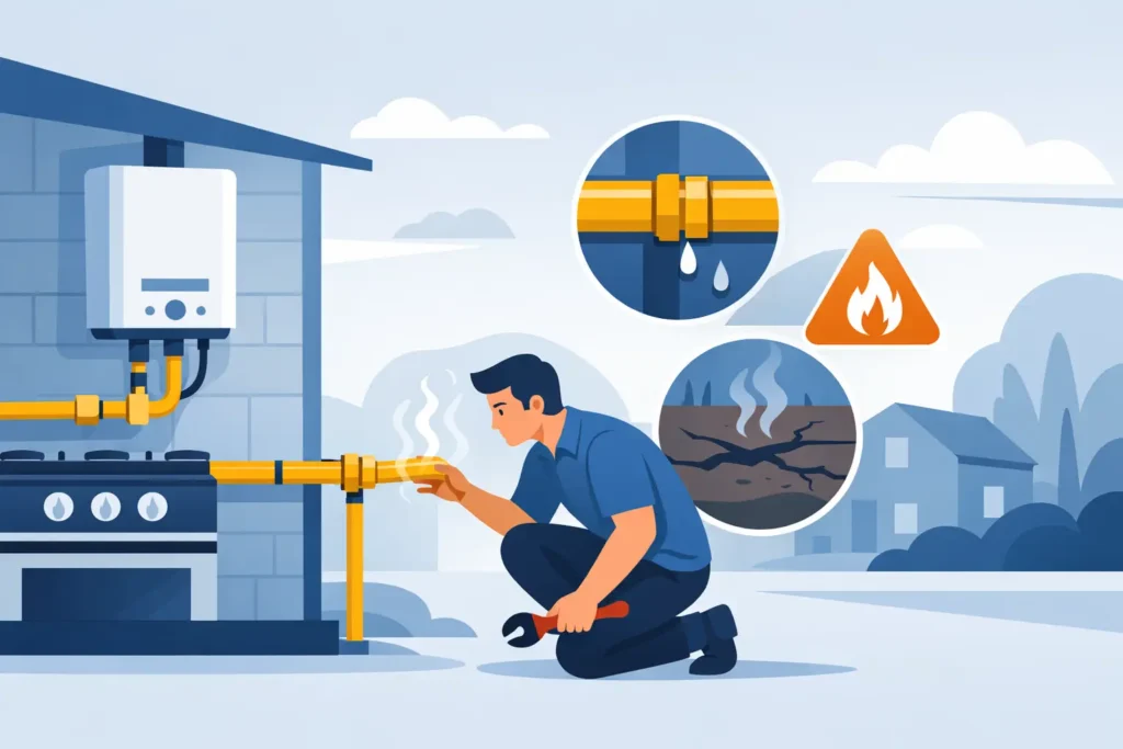 How to Spot Gas Line Leaks at Home