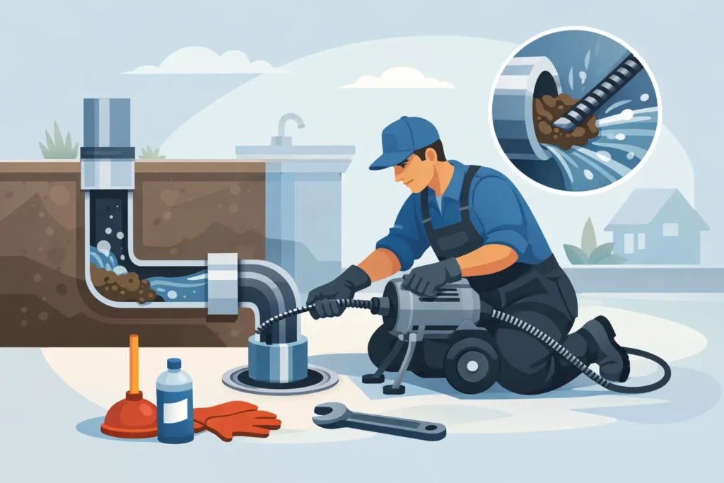How to Unclog a Main Drain Safely