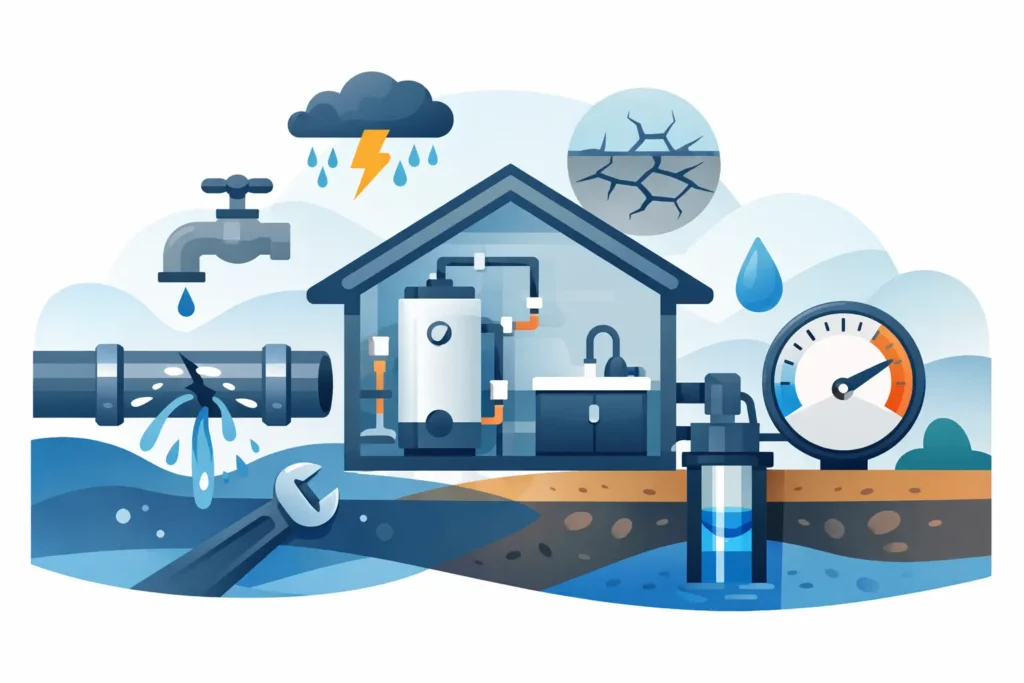 What Causes Sudden Water Pressure Loss?